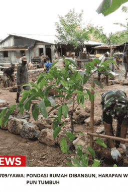 TMMD Ke-127 Kodim 1709/Yawa: Pondasi Rumah Dibangun, Harapan Warga Pun Tumbuh