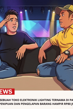 Diduga Owner Sebuah Toko Elektronik Lighting Ternama Di Pare Kediri Terlibat Penipuan Dan Pengelapan Barang Hampir Rp80 Juta
