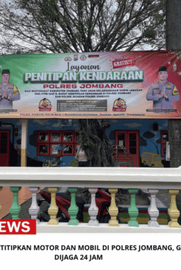 Tinggal Mudik? Titipkan Motor dan Mobil di Polres Jombang, Gratis dan Dijaga 24 Jam