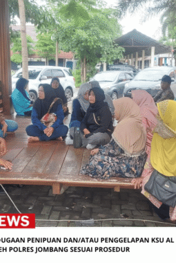 Penanganan Kasus Dugaan Penipuan dan/atau Penggelapan KSU Al Kahfi Oleh Polres Jombang Sesuai Prosedur