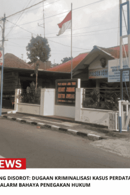 POLSEK KOTA JOMBANG DIUJI: Dugaan Pemaksaan Hukum dalam Kasus Perdata Picu Kemarahan Publik
