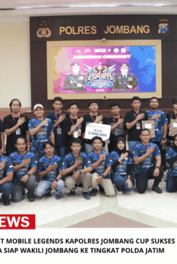 Turnamen Esport Mobile Legends Kapolres Jombang Cup Sukses Digelar, Juara Siap Wakili Jombang ke Tingkat Polda Jatim