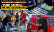 Operasi Tes Urin di Titik-titik vital Pintu Masuk Pelabuhan Jamrud, Satreskoba KP3 Amankan 5 Orang Positif Narkoba dan Sita 6 Dus Rokok Ilegal