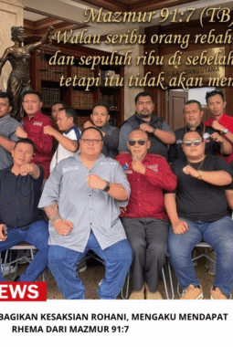 Ketum FERADI WPI Bagikan Kesaksian Rohani, Mengaku Mendapat Rhema dari Mazmur 91:7