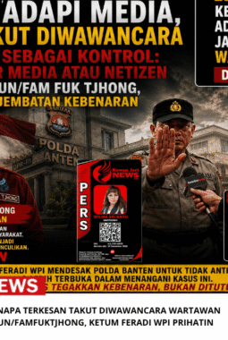 POLDA BANTEN Kenapa Terkesan Takut Diwawancara Wartawan Terkait Kasus UUN/FamFukTjhong, Ketum FERADI WPI Prihatin