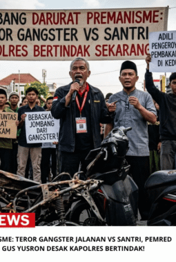 DARURAT PREMANISME: Teror Gangster Jalanan vs Santri, Pemred Edi Uban & Gus Yusron Desak Kapolres Bertindak!