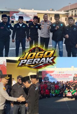 Saring Sebelum Sharing, Komitmen Bersama Polres Tanjung Perak dan Aliansi Masyarakat Perantau Jaga Surabaya Kondusif