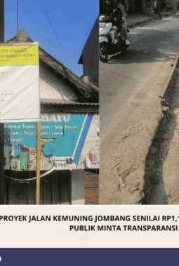 Proyek Jalan Kemuning Jombang Senilai Rp1,16 Miliar Disorot, Publik Minta Transparansi