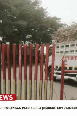 Truk Merah Putih di Timbangan Pabrik Gula Jombang Dipertanyakan