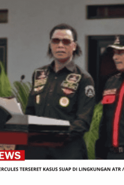 Ketum GRIB Jaya Hercules terseret kasus Suap di Lingkungan ATR / BPN