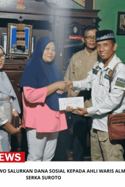 Purnawirawan Legowo Salurkan Dana Sosial kepada Ahli Waris Almarhum Serka Suroto